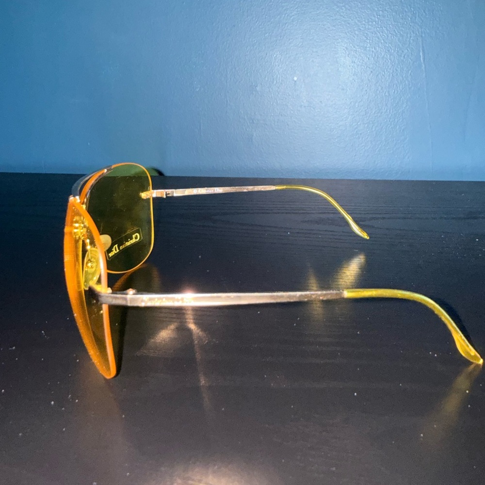 Dior Sunglasses with Vibrant Yellow Lenses - Picture 3 of 5